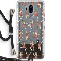 Gymboys: LG G7 Thinq Transparant Hoesje met koord