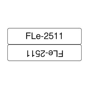 Brother FLE2511 21MMX45MM BLACK ON WHITE FL labelprinter-tape