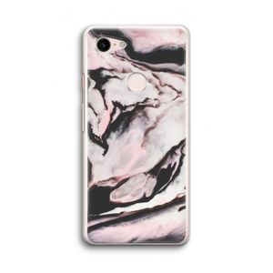 Roze stroom: Google Pixel 3 Transparant Hoesje