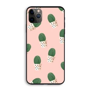 Cactusprint roze: iPhone 11 Pro Biologisch afbreekbaar hoesje