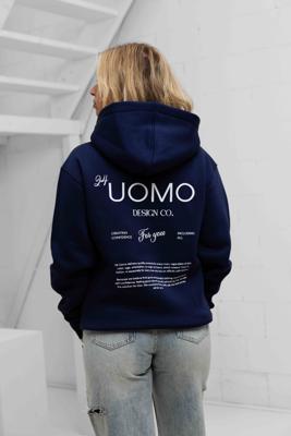 Club 2.0 Hoodie Dames Navy