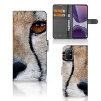 OnePlus 8T | Telefoonhoesje | Met pasjeshouder | Cheetah