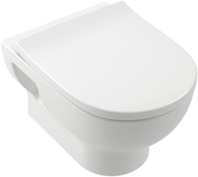 Toilet Villeroy & Boch O.novo Combipack me Zitting 49x36x35 cm TwistFlush Wit Alpine