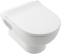 Toilet Villeroy & Boch O.novo Combipack me Zitting 49x36x35 cm TwistFlush Wit Alpine
