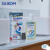 Silikom Once Shampoo Anti-Luizen en Neten Zonder Insecticiden 200ml + Kam