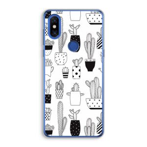 Cactusmotief: Xiaomi Mi Mix 3 Transparant Hoesje