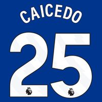 Caicedo 25 (Officiële Premier League Bedrukking)