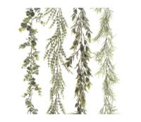 Decoris Guirlande sneeuwfinish 180cm assorti