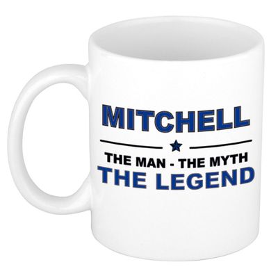 Mitchell The man, The myth the legend collega kado mokken/bekers 300 ml