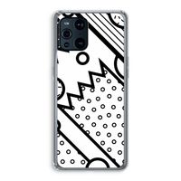 Pop Art #4: Oppo Find X3 Transparant Hoesje