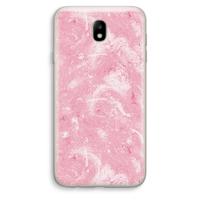 Abstract Painting Pink: Samsung Galaxy J7 (2017) Transparant Hoesje