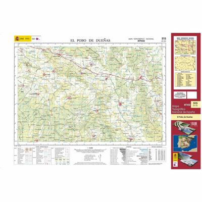 Topografische kaart 515 MT50 El Pobo de Dueñas | CNIG - Instituto Geográfico Nacional1