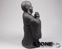 Boeddha dikbuik staand l30b26h59 cm Stone-Lite - stonE'lite - thumbnail