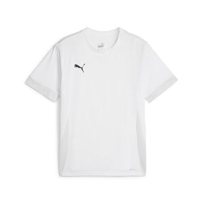 PUMA teamGOAL Matchday Voetbalshirt Kids Wit Zwart Grijs