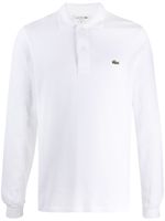 Lacoste polo à patch logo - Blanc