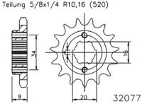 ESJOT Sprocket 520 13z standard