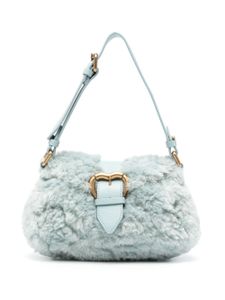 PINKO sac à main en fourrure artificielle - Bleu