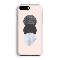 Marmeren cirkels: iPhone 8 Plus Volledig Geprint Hoesje