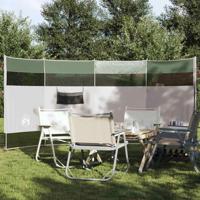 VidaXL Windscherm camping waterdicht 366x152x152 cm groen VidaXL Windscherm camping waterdicht 366x152x152 cm groen