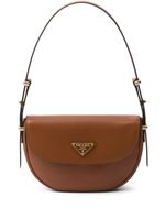 Prada petit sac porté épaule en cuir - Marron