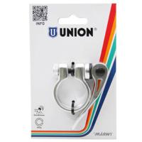Marwi Union zadelpenklem met snelspanner 31.8 zilver
