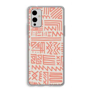 Marrakech Pink: OnePlus 9 Transparant Hoesje