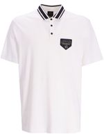 Armani Exchange polo en coton piqué à logo appliqué - Blanc - thumbnail