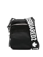 DSQUARED2 sac à bandoulière à logo embossé - Noir