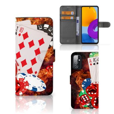 Samsung Galaxy M52 | Wallet Case | met Pasjes | Casino