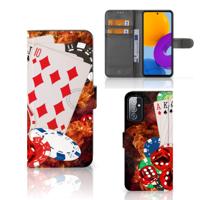Samsung Galaxy M52 | Wallet Case | met Pasjes | Casino
