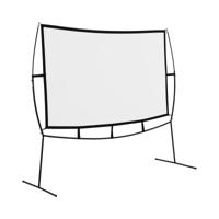 Projectorscherm - 221,4 x 124,5 cm - 16:9 - 100 inch - aluminium frame
