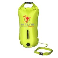 BTTLNS Saferswimmer zwemboei 28 liter Poseidon 1.0 neon groen - thumbnail