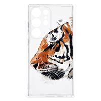 Hoesje maken Samsung Galaxy S24 Ultra Watercolor Tiger - thumbnail