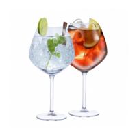 Gin Tonic cocktailglazen - 4x stuks - 730 ml - voor Aperol Spritz - glazen - glas