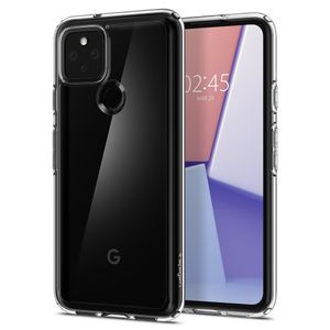 Spigen - Google Pixel 5 Hoesje - Back Case Ultra Hybrid Crystal Clear Transparant