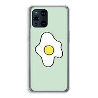 Spiegelei: Oppo Find X3 Transparant Hoesje Spiegelei: Oppo Find X3 Transparant Hoesje