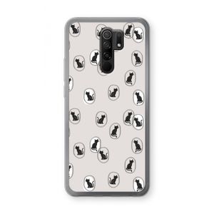 Miauw: Xiaomi Redmi 9 Transparant Hoesje