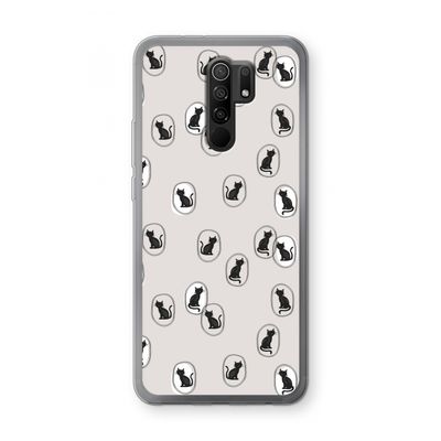 Miauw: Xiaomi Redmi 9 Transparant Hoesje