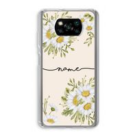 Daisies: Xiaomi Poco X3 NFC Transparant Hoesje