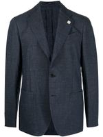 Lardini blazer à simple boutonnage - Bleu