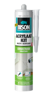 Acrylaatkit Structuur Wit Koker 300 ml - Bison