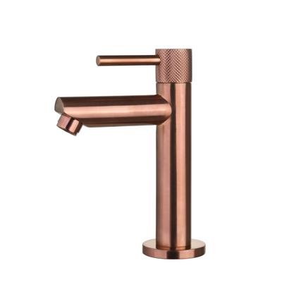 Fonteinkraan Opbouw Sanilux Ribb Rond Met Geribbeld Knop Brons Sanilux