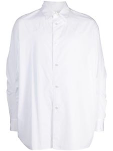 Fumito Ganryu chemise en coton à manches longues - Blanc