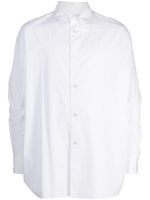 Fumito Ganryu chemise en coton à manches longues - Blanc - thumbnail