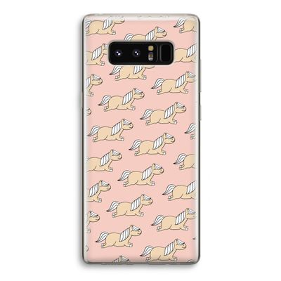 Ponys: Samsung Galaxy Note 8 Transparant Hoesje