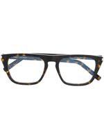 Saint Laurent Eyewear lunettes de vue SL 242 à monture carrée - Marron