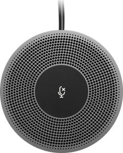 Logitech Expansion Mic MeetUp Spraakmicrofoon Statief Zendmethode:Kabelgebonden Voet Kabelgebonden