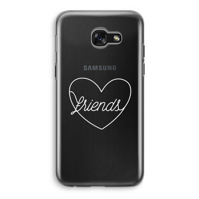 Friends heart pastel: Samsung Galaxy A5 (2017) Transparant Hoesje
