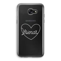 Friends heart pastel: Samsung Galaxy A5 (2017) Transparant Hoesje