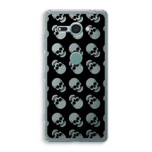 Musketon Skulls: Sony Xperia XZ2 Compact Transparant Hoesje